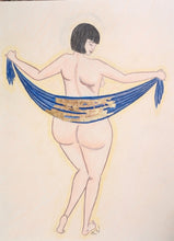 Load image into Gallery viewer, Kiki&#39;s Shawl Dance Fine Art Original
