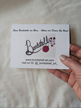 Load image into Gallery viewer, Girl Talk Bombshell Art Greeting Card
