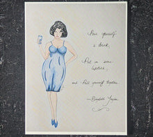 Load image into Gallery viewer, Liz Taylor Starlet Pinup Retro Greeting Card Series
