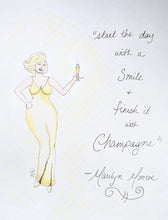Load image into Gallery viewer, Marilyn Monroe Starlet Pinup Retro Greeting Card Series
