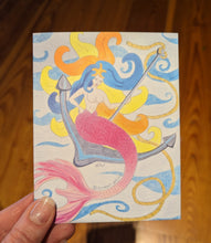 Load image into Gallery viewer, Burlesque Greeting Cards Sexy Mermaid
