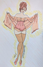 Load image into Gallery viewer, Burlesque Greeting Card Sheer Scarf
