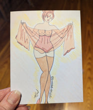 Load image into Gallery viewer, Burlesque Greeting Card Sheer Scarf
